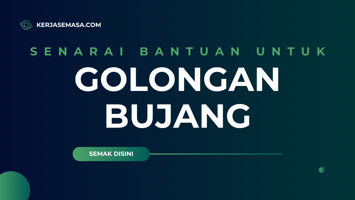 Inisiatif Bantuan Kewangan Untuk Golongan Bujang Tahun 2025