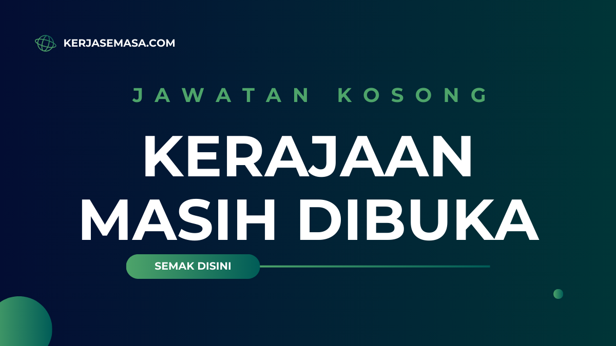 Kekosongan Jawatan Kerajaan Melalui SPA Yang Dibuka Hari Ini